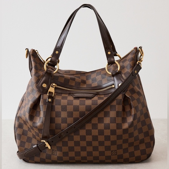 Louis Vuitton Handbags - Authentic Louis Vuitton Evora MM Damier Ebene Adjustable 2-Way Handbag Tote